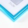 Photo frame plastic "Rainbow" 21x30 cm, aquamarine metallic