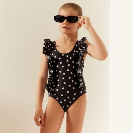 Swimsuit Asseting children's minku color black growth 122-128 cm