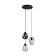 Distaff chandelier, 3x40W E27