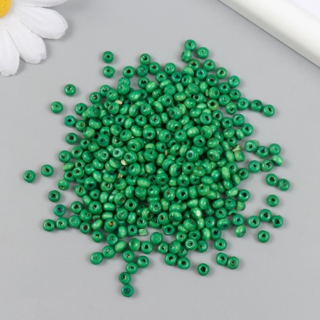 Beads for creativity tree "Green" d = 0.4 cm set 20 g-1