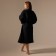 Welfare Women's bathrobe SL Home: BOHO "Dark Mare", size L, 100% cotton, 280 g/m2