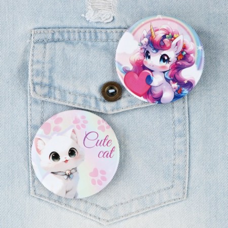 Setting icons "for a small princess", d = 56 mm, mix-16