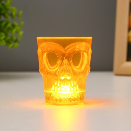 Halloween's backlight LED 1W from LR41 batteries Orange 6x5x5cm Risalux-1