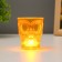 Halloween's backlight LED 1W from LR41 batteries Orange 6x5x5cm Risalux