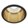 The built-in lamp Technical DL049-01GB, GU10, 1x12 W, 68x68x54 mm, black with gold