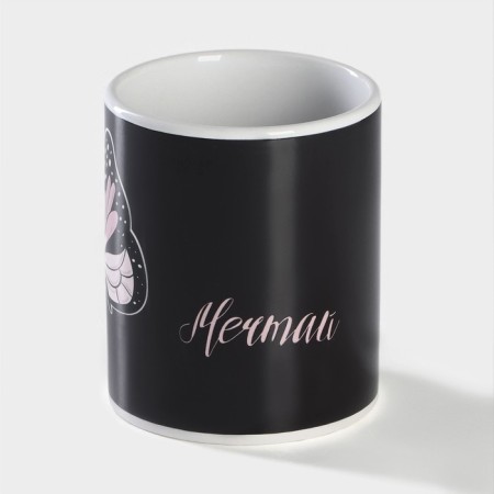 Homeleon mug ceramic shares “Dream”, 350 ml, beige color-3