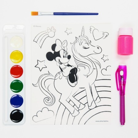 Set for drawing "Luminous picture" Minnie and unicorn-1