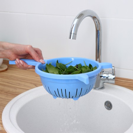 A colander of kitchen, 1.6 l, d = 19 cm, color mix-2