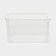 Storage box with the Crystal XS Plus lid, 16 l, 38.9 × 27.5 × 21.5 cm, the color is transparent