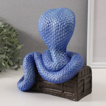 New Year's piggy bank "Cobra on the chest" 20 x 17 x 12 cm.-3