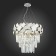 Suspension lamp ST LUCE. SL1232.103.06. Casorta. 6x60 watts, E14, 48x48x62 cm, chromium color