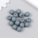 Busina silicone "Round" dark gray d = 0.9 cm