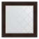 Mirror with engraving in the baguette frame, dark Provence 99 mm, 89x89 cm