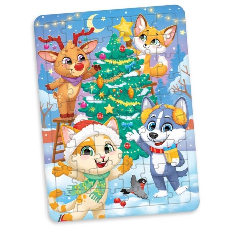 Puzzle "New Year's animals"