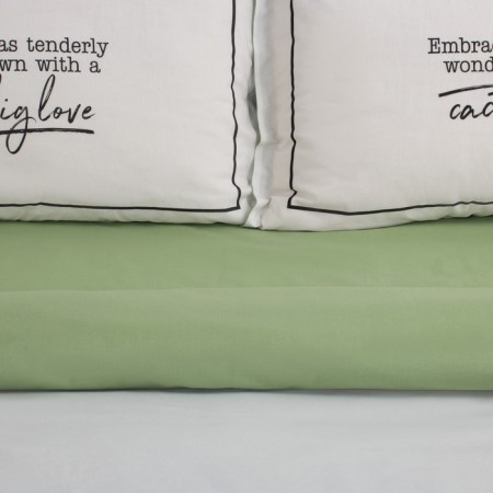 Bed linen "Ethel" 2 joint venture cactus 175x215 cm, 200x220 cm, 50x70+3 cm - 2 pcs-5