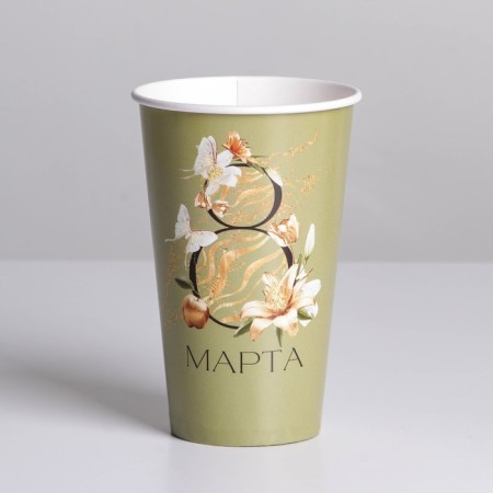 A glass for flowers "March 8", 350 ml-1