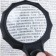 Classic magnifier with 4x lights, d = 7.5 cm, 2 AAA batteries