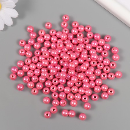 Set of beads "Pearls" d 8 mm, 250 grams, pink
