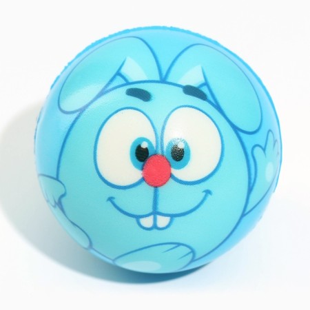 Soft ball of smeshariki “Krosh, Nyusha, Hedgehog” 6.3 cm, mix-4