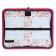 Penal 1 section 115 x 190 mm, Hatber "Precious Fruits", 3D laminated cardboard, black/pink NPN_43007