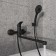 MILARDO RORA RORBL00M10 bath mixer, 350 mm pour, black matte