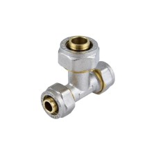 Aquasfera tee 7012-07, crimping, d = 32 x 16 x 32 mm, transition, brass