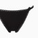 Panties tanga women, black color, size 50