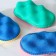 Body sponge, color mix
