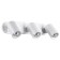 Gusto lamp, 3x50W GU10, white color, IP20