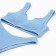 Swimsuit female separate minku color blue, size 48