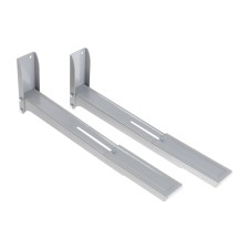 SL-02 bracket, for a microwave oven, adjustable, up to 40 kg, 313-413 mm, metallic, gray