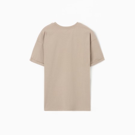 Women's T -shirt, beige color, size 52-3