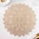 A set of serving napkins on the table “Tsunami”, d = 38 cm, 4 pcs, color gold
