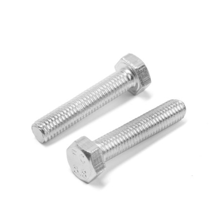 Bolt Stroybat, with a hexagonal head, galvanized, Din933, M8x40 mm, 3 pcs