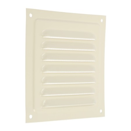 Ventilation grate Zein luxury RM1212sk, 125 x 125 mm, with a grid, metal, clone bone-4