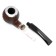Cooling tube for tobacco "Commander premium", classic, oak, hole D-2 cm, length 14.8 cm