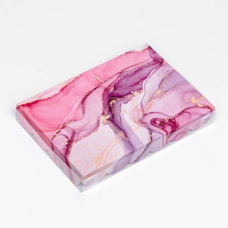 Cookie box, "pink glare" 22 x 15 x 3-2