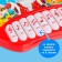 Musical Piano toy "New Year", 16 funny songs, works from batteries