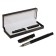 Gift feathers Calligrata, in the leatherette case PB N, Black case with silver