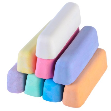 Set of colored crayons Blue Tractor, 6 colors-1