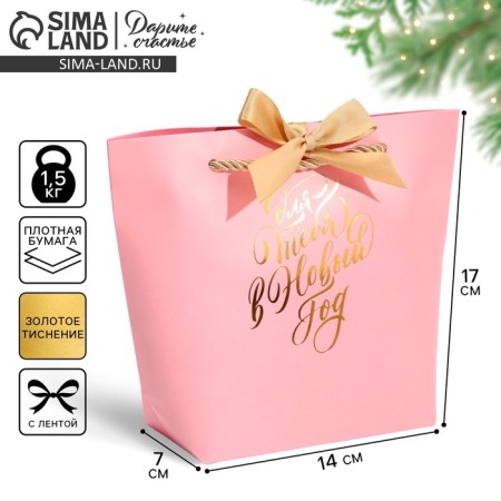 Gift package "For You", 14 x 17 x 7 cm, New Year