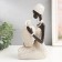 Souvenir Polystone "African sits with a wicker jug" White 23x13.5x10.3 cm