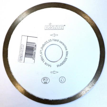Diamond Distar Hard Ceramics District, ceramic tiles, wet, 150x1.4x25.4 mm