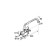 Monkering mixer "TsS-sm" cm510005, valve, white flywheel, chrome