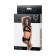 Glossy Brianna set from Wetlook material, size l, black color