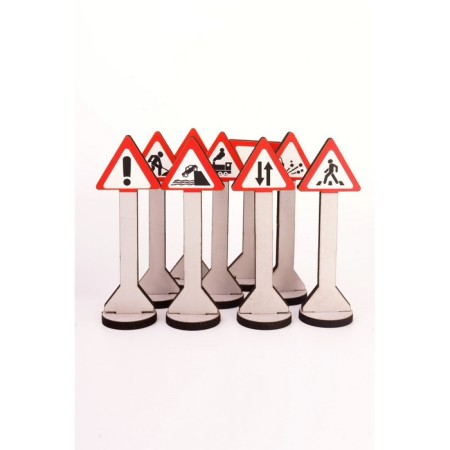 Game set set "Road Signs" (24 signs, traffic police inspector, traffic light)-2