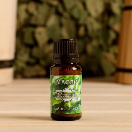 Essential oil "Tea tree" in a box with a suspension of 15 ml "Dobroparov"-2