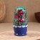Nesting doll "Anastasia", a blue dress, 5 doll, 16 cm