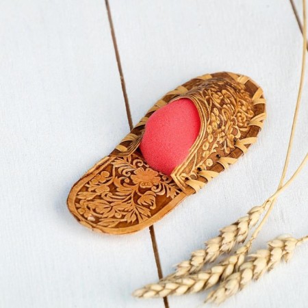 Ryabinka needle, 6 × 14 cm, birch bark-3