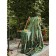 Malachite plaid, size 200x220 cm, rhombuses, green